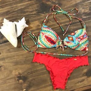 Luli Fama Push Up Wild Heart Bikini Top